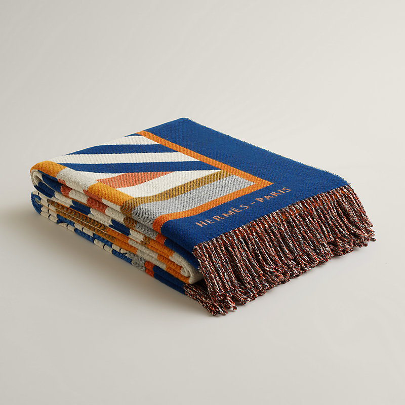 Vitrine Rocabar blanket - Blue | Hermès Macau SAR
